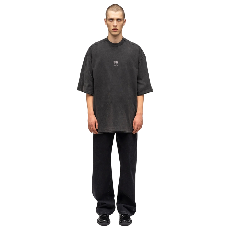 X Layered Tee Black