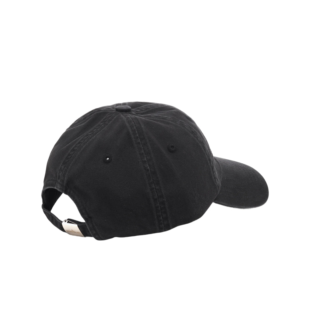 Washed cap black