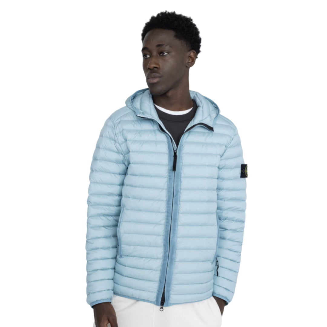 Packable Nylon Down Jacket Blue