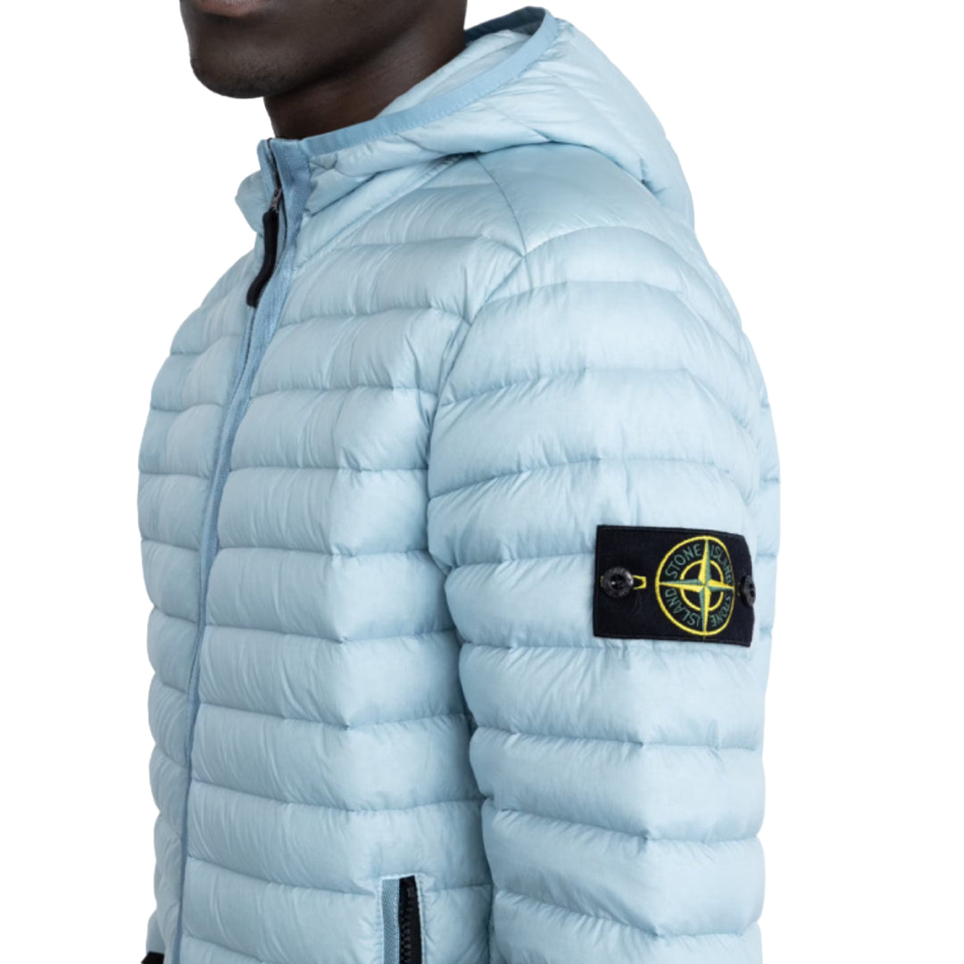Packable Nylon Down Jacket Blue