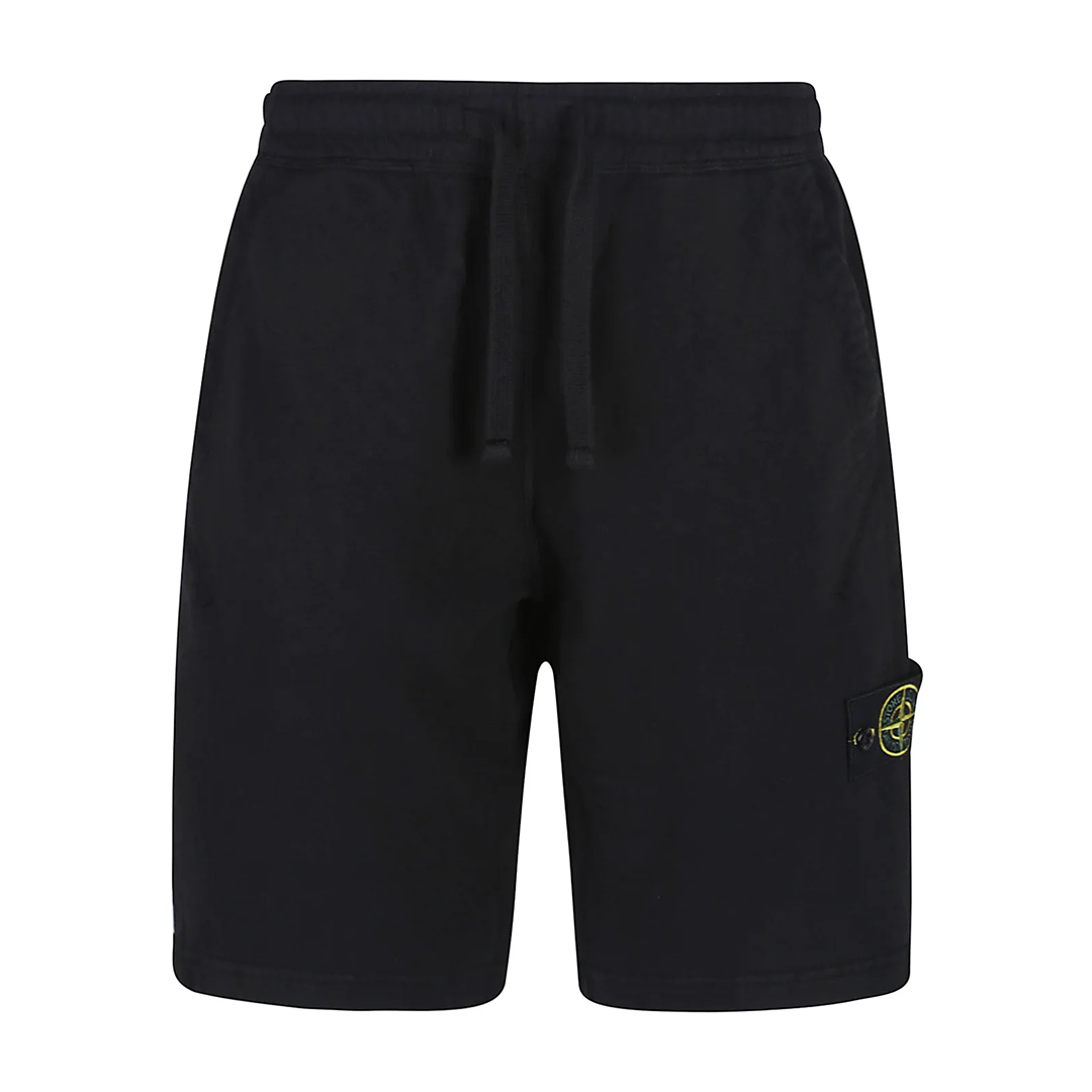 Logo-Patch Drawstring Shorts