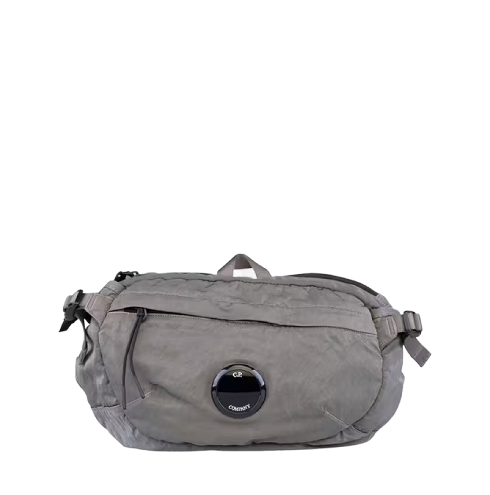 Dark Grey Bum Bag with Mini Logo "Lens"