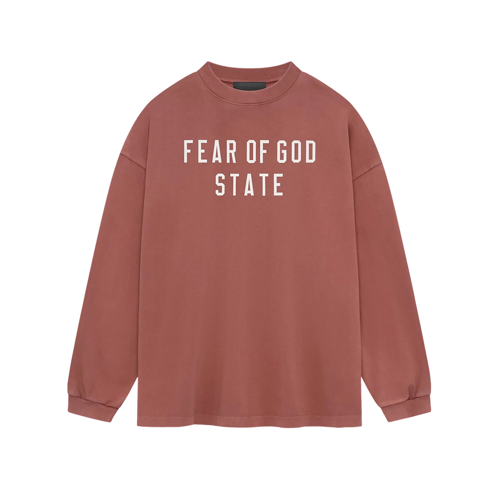 Essentials Crimson Heavy Long Sleeve