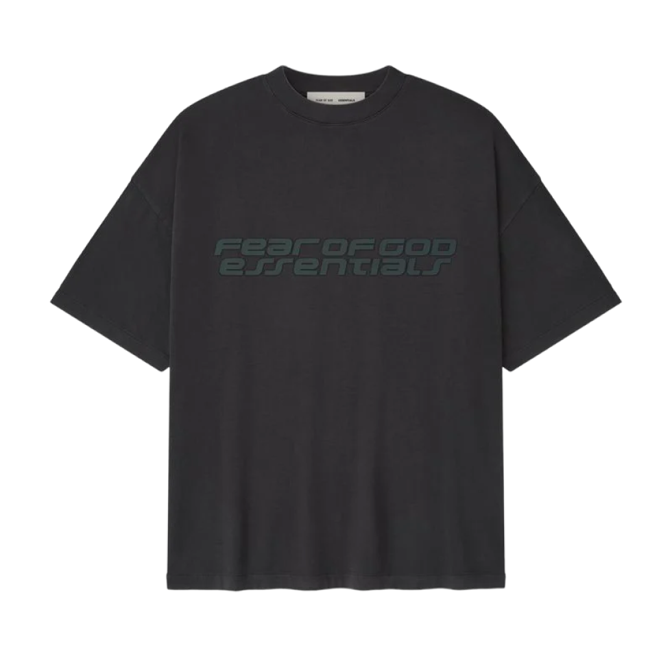 Essentials Vintage Black 90s Tee