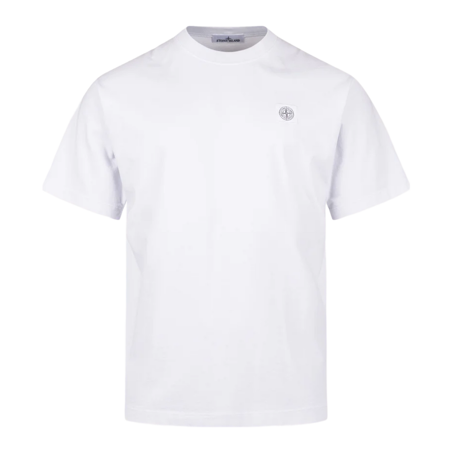 Combed Organic Cotton Jersey Tee (White)