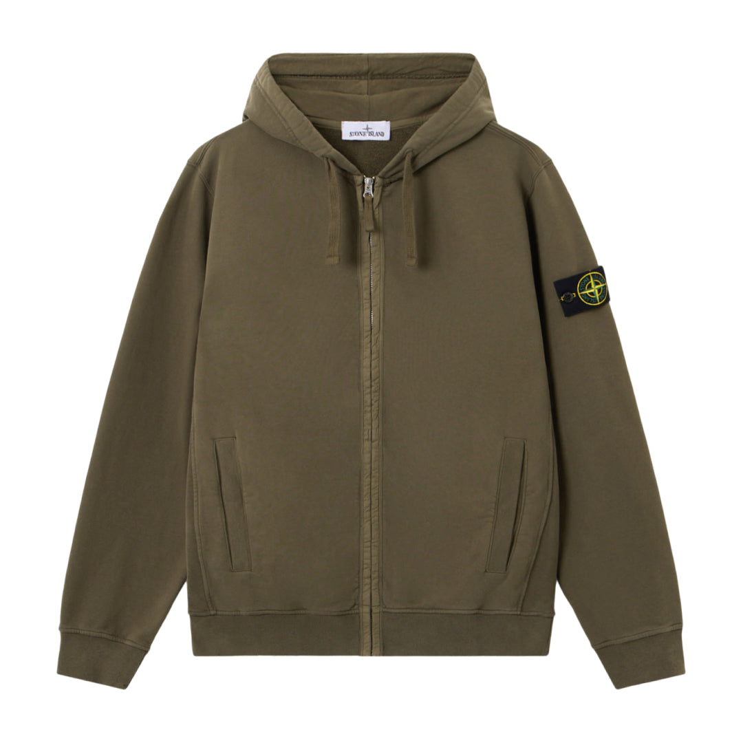 Zip-hoodie Tapped Khaki