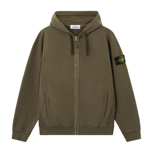 Zip-hoodie Tapped Khaki