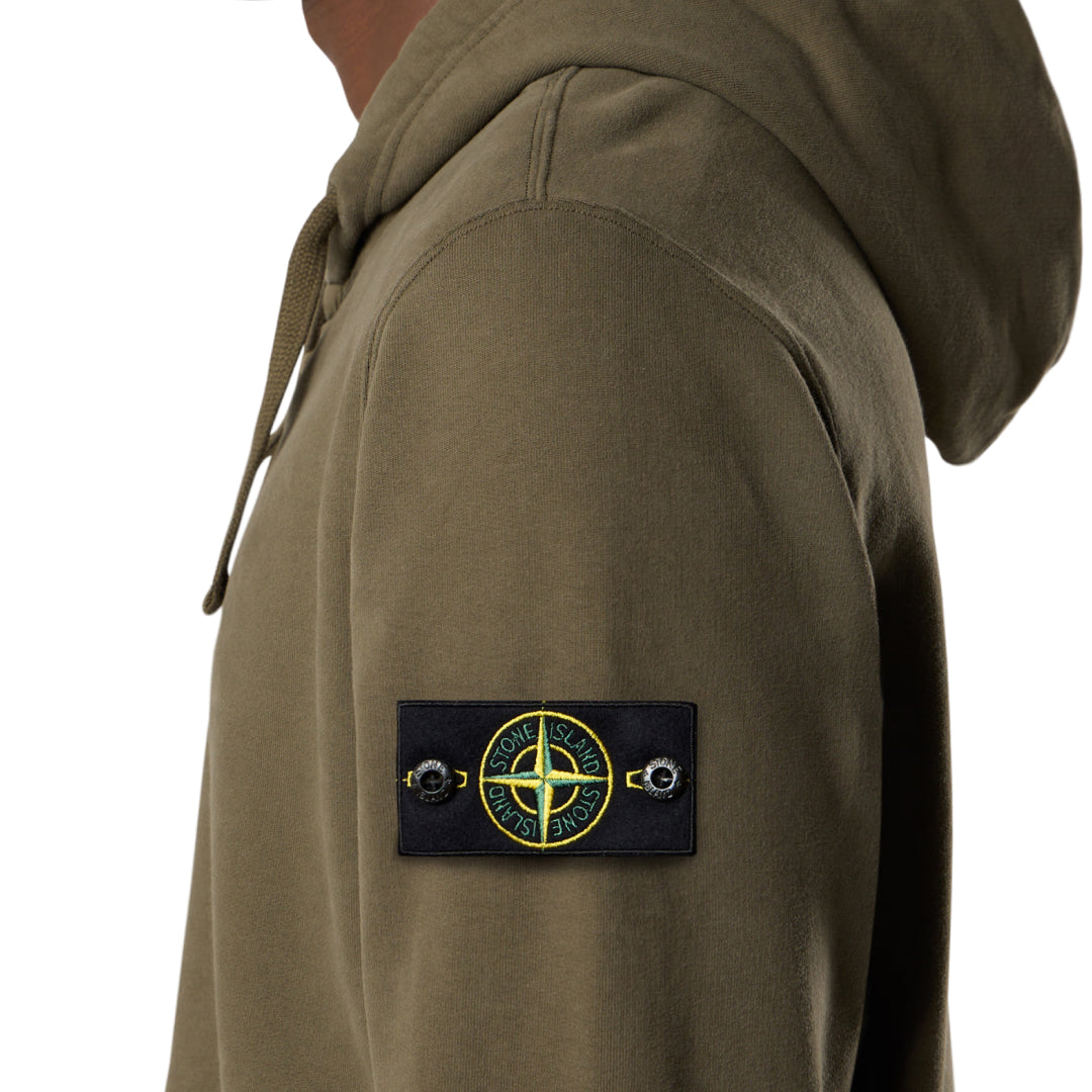 Zip-hoodie Tapped Khaki