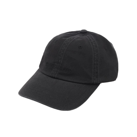 Washed cap black