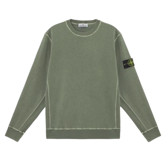 Moss Green Cotton Sweatshirt