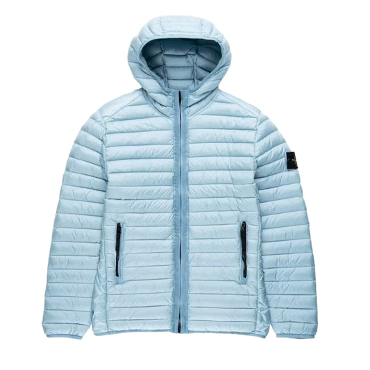 Packable Nylon Down Jacket Blue