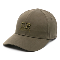Embroidered-logo cotton cap