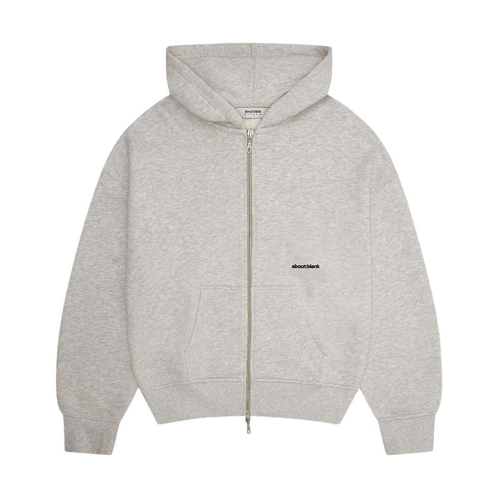 Boxy Zip Hoodie