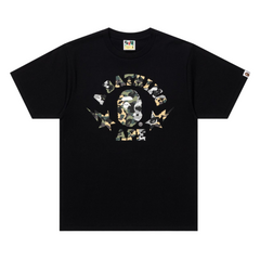 CAMO CRAZY STA COLLEGE TEE BLACK