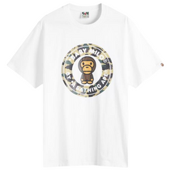 1ST CAMO BUSY WORKS TEE WHITE