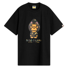 1ST CAMO MILO SHARK T-SHIRT BLACK