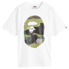 GIANT 1ST CAMO BIG APE HEAD TEE WHITE