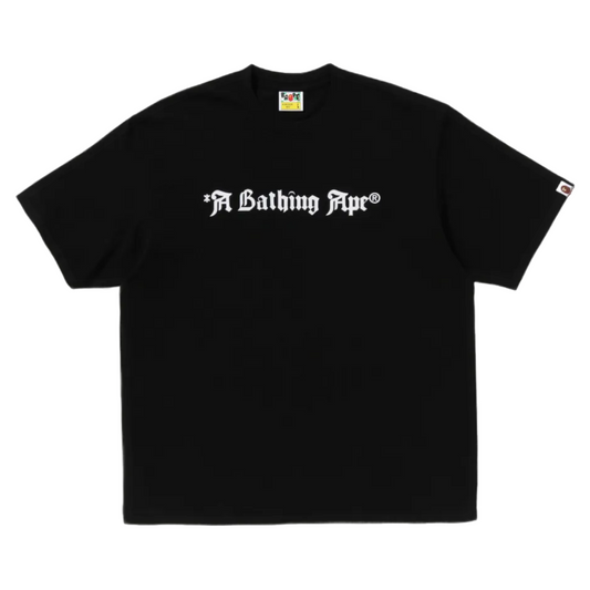 GOTHIC LOGO T-SHIRT BLACK