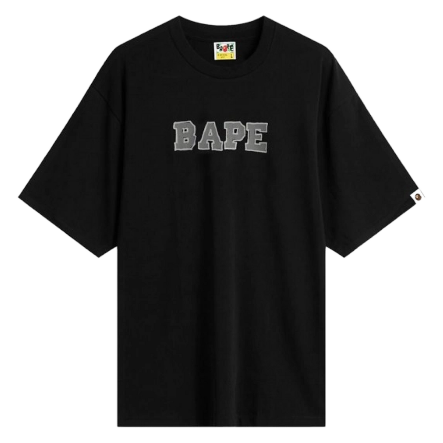 HAND DRAWN BAPE LOGO T-SHIRT BLACK