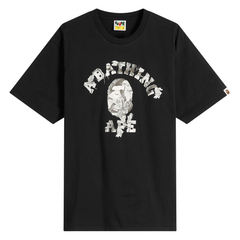 TREE EDGE CAMO COLLEGE T-SHIRT BLACK