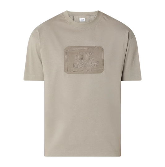 Grey T-shirt with Graphic “CP” Logo