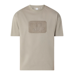 Grey T-shirt with Graphic “CP” Logo