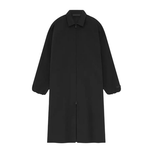 Fear of God Black Nylon Trench Coat