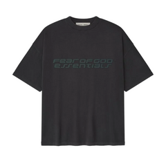 Essentials Vintage Black 90s Tee