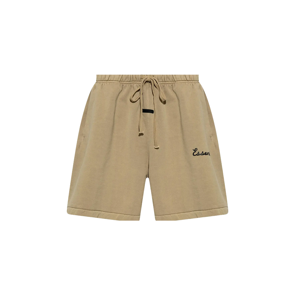 Essentials Logo-Print Cotton Shorts