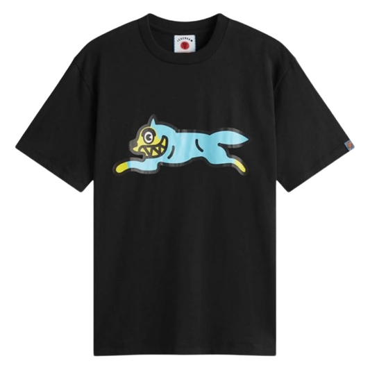 Running Dog T-Shirt Black/Blue