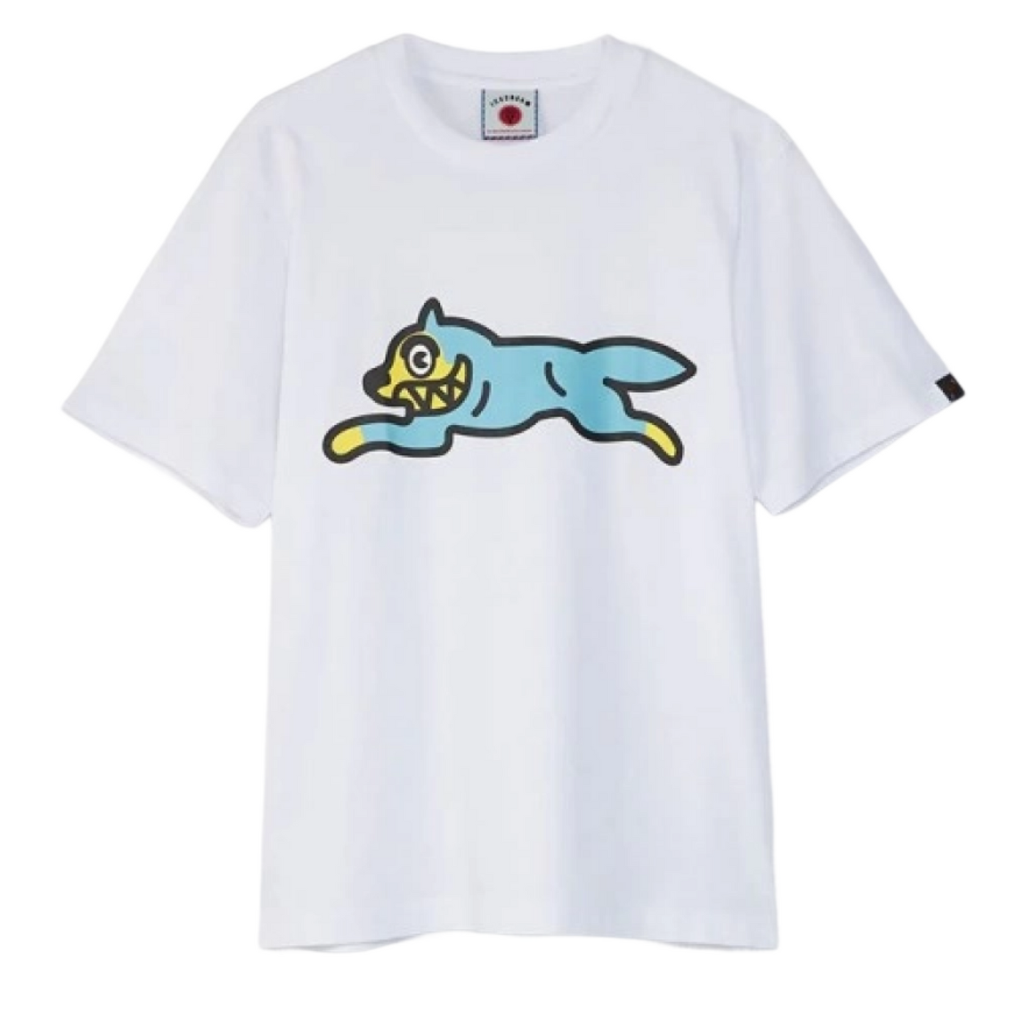 Running Dog T-Shirt White/Blue