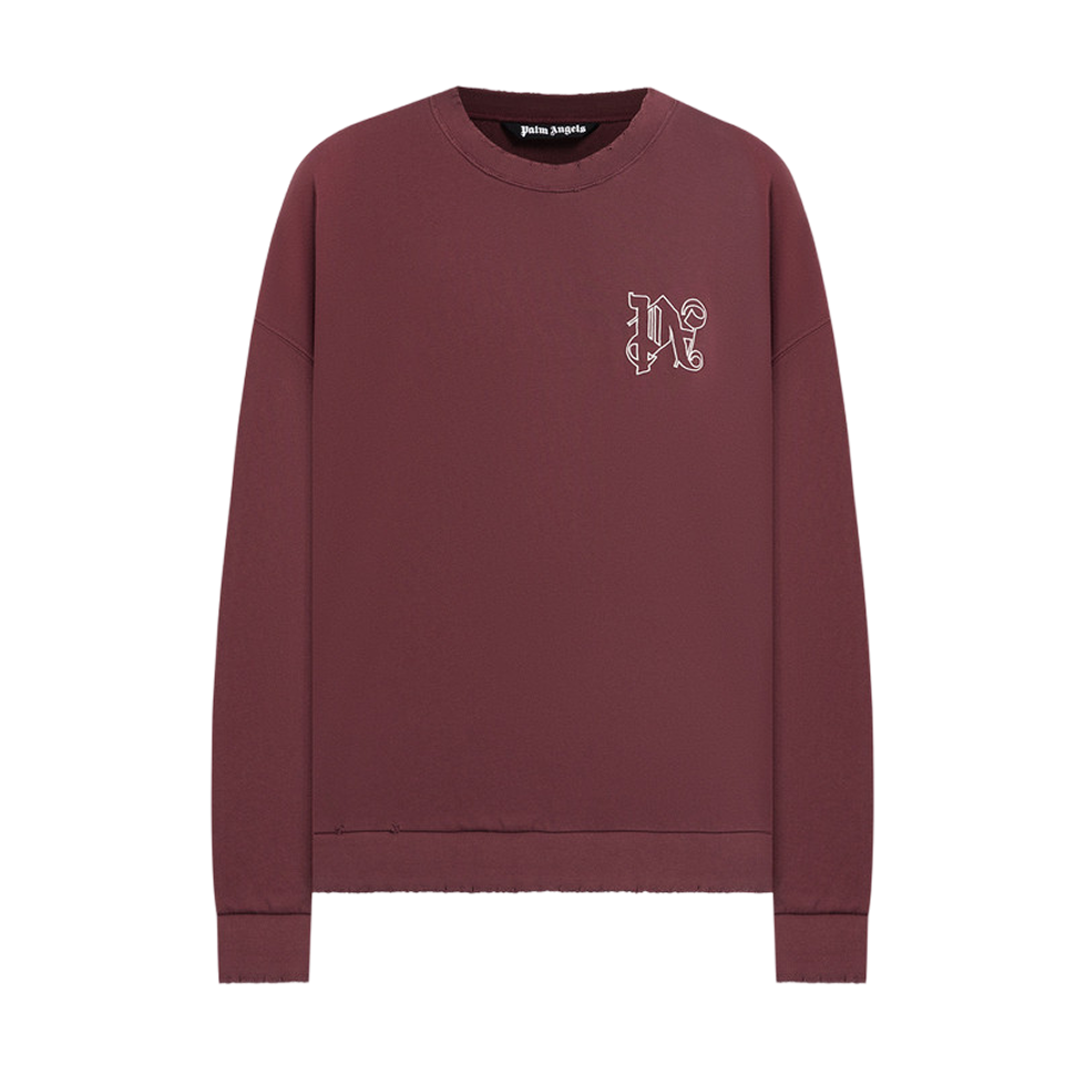 Monogram Red Sweatshirt
