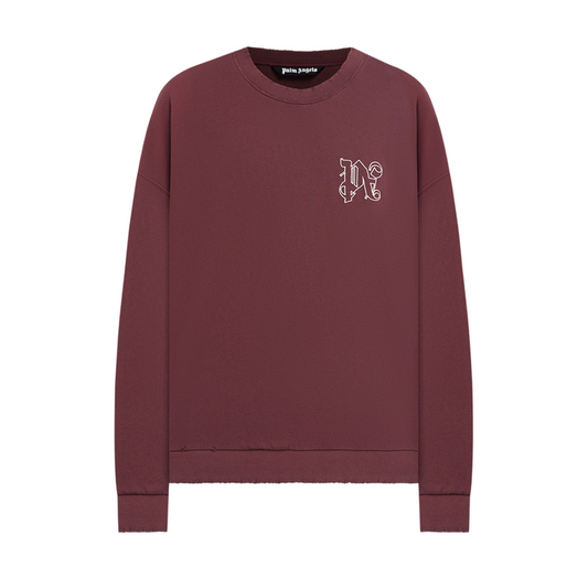 Monogram Red Sweatshirt