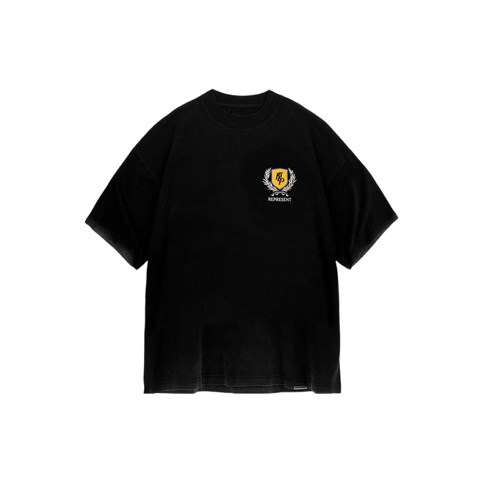 Crest Vintage Black T-Shirt