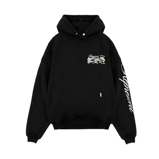 Raceway Black Hoodie
