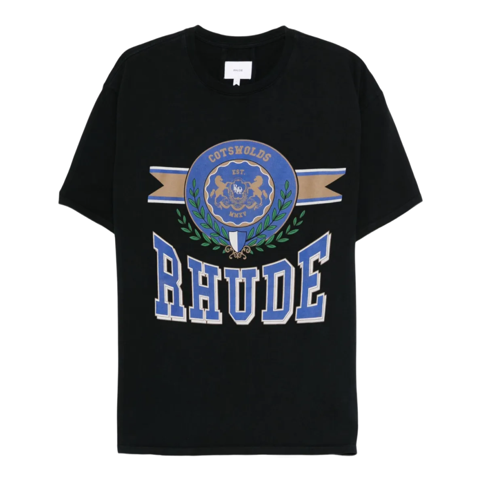 Black ‘Cotswold’ Crest T-shirt