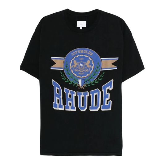Black ‘Cotswold’ Crest T-shirt