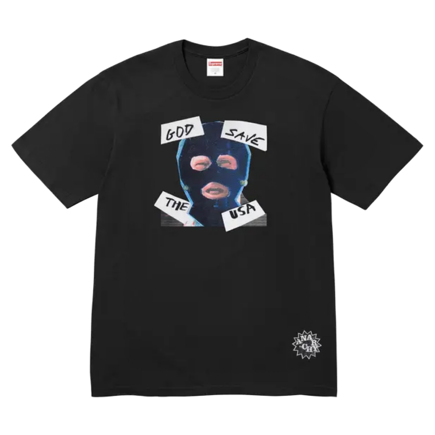 God Save Us Tee Black