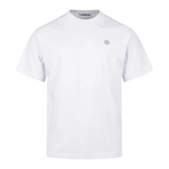 Combed Organic Cotton Jersey Tee (White)
