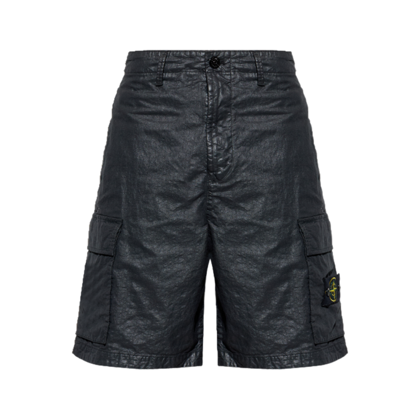 Bermuda Shorts Loose Wide Leg Black