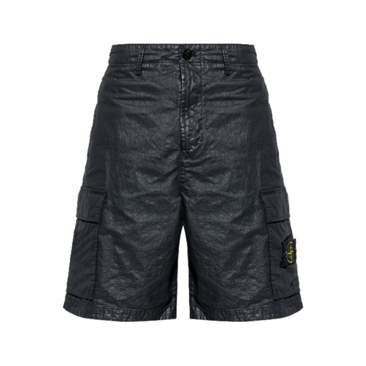 Bermuda Shorts Loose Wide Leg Black