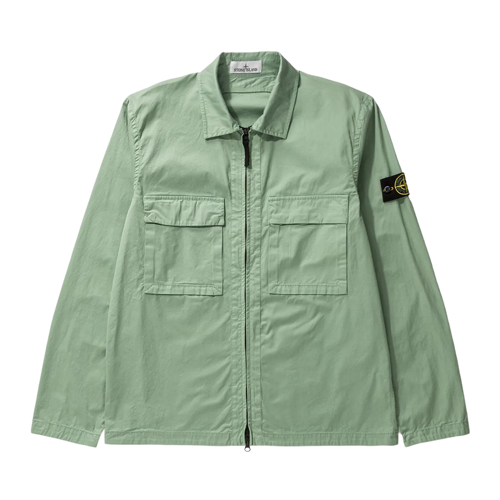 Cotton Canvas Zip Jacket