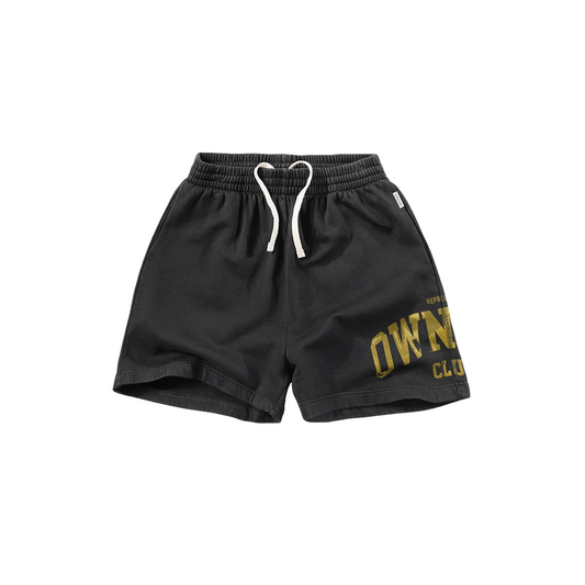 Owners Club Shorts Faded Black