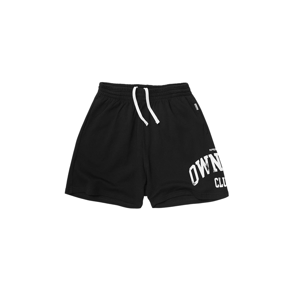 Owners Club Mesh Shorts Jet Black